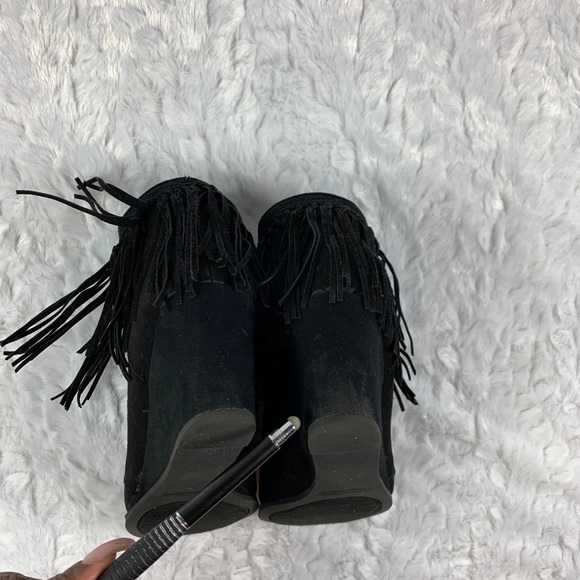 Sugar Mystic Fringe Wedge Bootie - Picture 12 of 13
